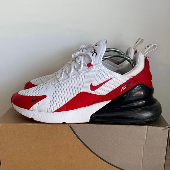 Nike Air Max 270 University Red/ White Men Running Sneakers - SZ 11 main image 10